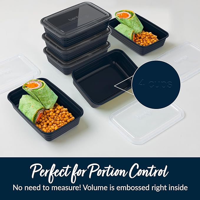 Bentgo 20-Piece Lightweight, Reusable BPA-Free 1-Compartment Containers - Image 6