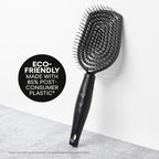Conair Scalp Care Detangling hairbrush - Curly Hair Brush - Scalp Massager - hairbrushes for women & men - detangler for all lengths and types - can use wet or dry - Black Onyx