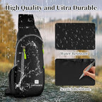 Small Sling Backpack, Lightweight Crossbody Backpack, Foldable Cross Body Bag - Image 6