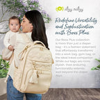 Itzy Ritzy Diaper Bag Backpack – Large Capacity Boss Plus Baby Backpack Diaper - Image 8