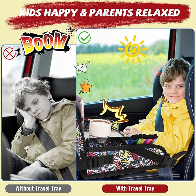 Kids Travel Tray for Airplane - Image 2