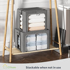 4 Pack Clothes Storage Bins - Image 8