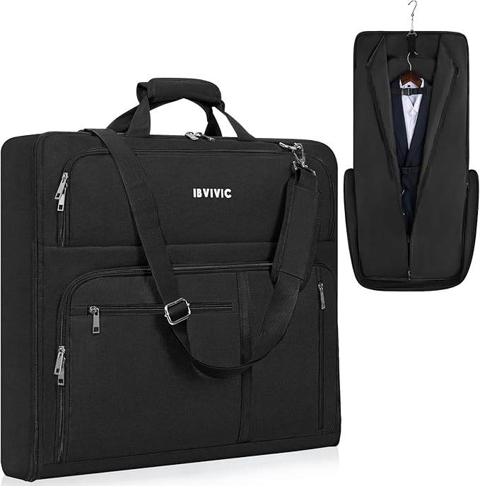 Garment Bags for Travel, Large Suit Travel Bag Convertible Travel Garment Bag by IBVIVIC