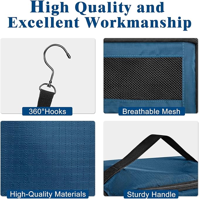 Hanging Travel Organizer, Carry on Luggage Suitcase Organizer, Travel - Image 3