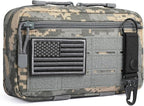 Tactical Molle Admin Pouch Utility Laser Cut EDC Tool Pouch Bag Horizontal by FRTKK