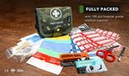 Small First Aid Kit, 100 Pieces Water-Resistant Well Organzied Pouch - Image 4