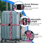 2 Pack Luggage Straps for Suitcases, Adjustable Travel Belt - Image 4