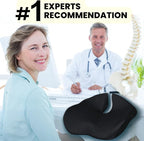 Pressure Relief Seat Cushion for Tailbone Pain – X Large Office Chair Cushion - Image 4