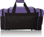 DALIX 21" Blank Sports Duffle Bag Gym Bag Travel Duffel - Image 4