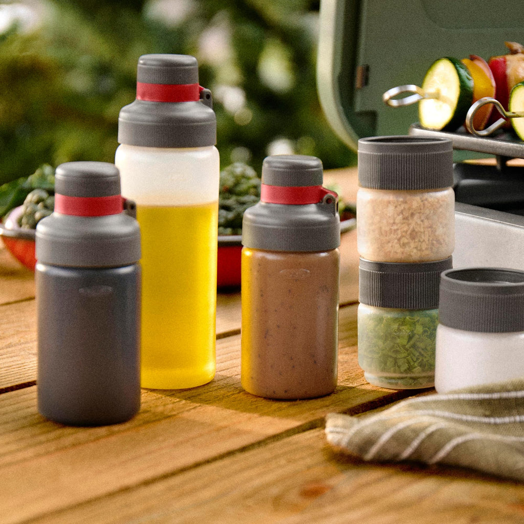Outdoor 7 Piece Spice Shaker & Squeeze Bottle Set (Shaker & Squeeze Bottle Set)