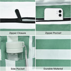 Becokan Beach Bags for Women Large Waterproof Beach Tote Bag Zipper Beach Bags - Image 3