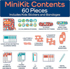 KeepGoing Small Travel First Aid Kit Kids – 60 Pc. Mini First Aid Kit - Image 6
