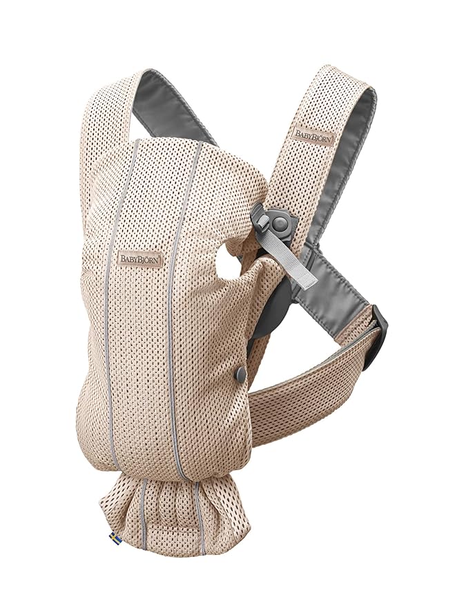 BabyBjörn Baby Carrier Mini, 3D mesh, Pearly Pink by BabyBj%C3%B6rn
