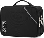 Lanola Electronic Organizer, Travel Cable Organizer Bag Pouch Electronic by Lanola