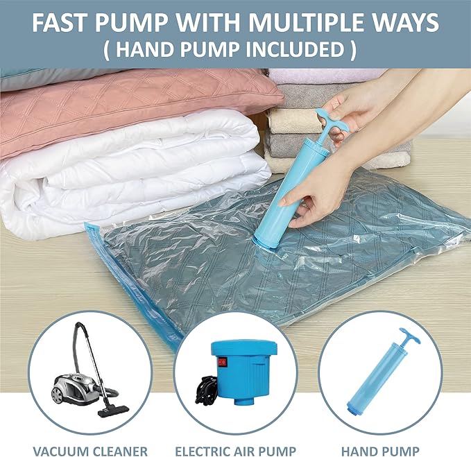 10 Large Vacuum Storage Bags - Image 6