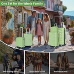 5-Piece Luggage Set, Lightweight ABS+PC Hard Shell Suitcase - Image 9