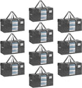 VENO 10 Pack Moving Bags, Comforter and Blanket Storage Bags by Veno