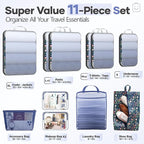 Veken 11 Set Compression Packing Cubes - Image 2