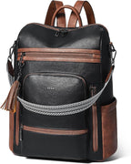 Shrrie Vegan Leather Laptop Backpack by Shrrie