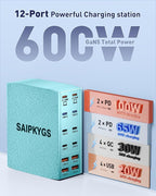Charging Station, 12-Port USB C Charger Block - Image 2