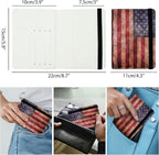 Passport Holder for Women and Men PU Leather Passport Cover for Travel - Image 4