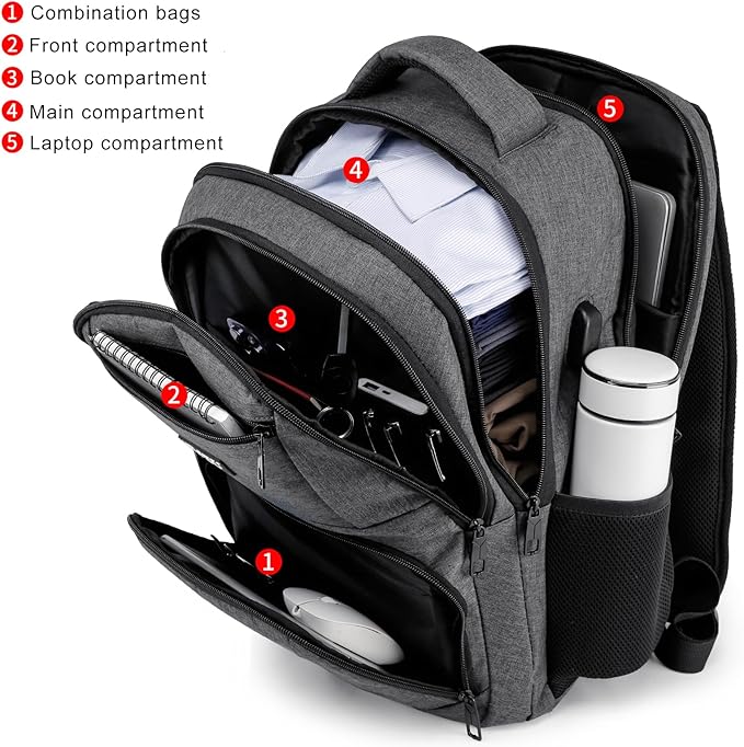 School Backpack for Teens & College Students - Image 2