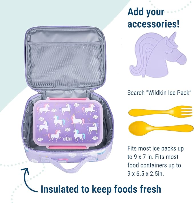 Wildkin Kids Insulated Lunch Box – Durable and Reusable - Image 5