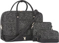 Weekender Bag for Women Canvas Overnight Bag Large Travel Tote Bag Carry on by BOLOSTA