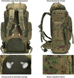 Hiking Backpack for Men 70L/100L Camping Backpack Military Rucksack Molle 3 - Image 3
