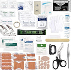 Everlit 180 Pieces Tactical First Aid Kit IFAK Molle EMT Pouch Outdoor Camping - Image 5