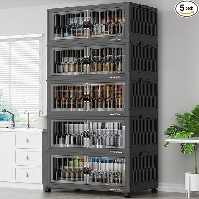 BROVIEW 600Qt Stackable Storage Bins by BROVIEW-EnjoytheArtofLife