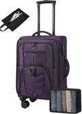 LOVEVOOK Carry On Luggage Airline Approved, Suitcases by LOVEVOOK