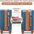 imiomo Luggage Sets 3 Piece, Expandable Hardside Suitcase Set - Image 2