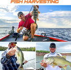 PLUSINNO Fishing Rod, Telescopic Fishing Rod and Reel Combo, Collapsible Travel - Image 6