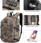 Tzowla Travel Laptop Backpack Water Resistant Anti-Theft Bag - Image 3