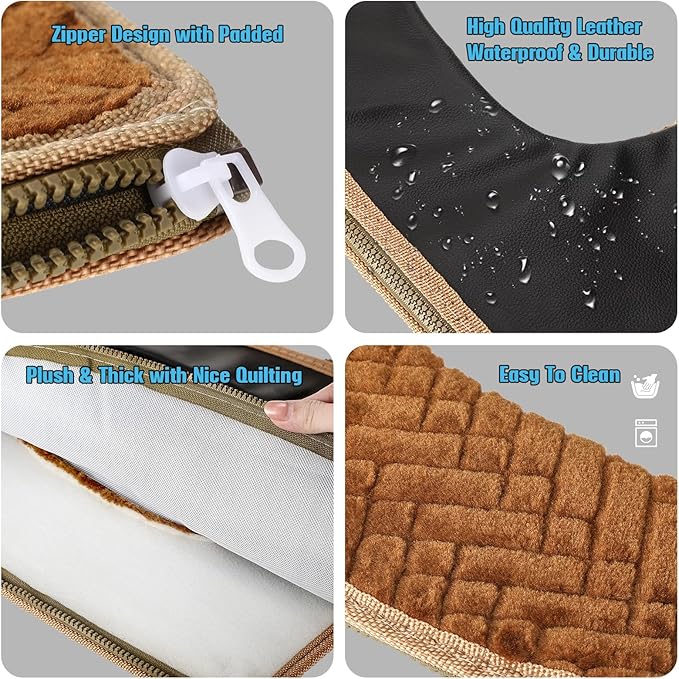 Riakrum 4 Pcs Toilet Seat Covers Pads - Image 3