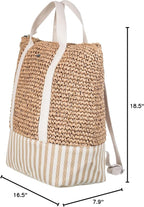 Roxy Women's Beach Tote Bag | Travel | Vacation | Straw | Lightweight | - Image 8