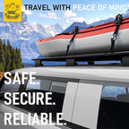 AUGO Self-Locking Retractable Ratchet Straps | 4 Heavy Duty Self-Tensioning - Image 7