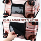 3 Piece Clear PVC Luggage Cover Protector, Waterproof Plastic Suitcase Cover - Image 6