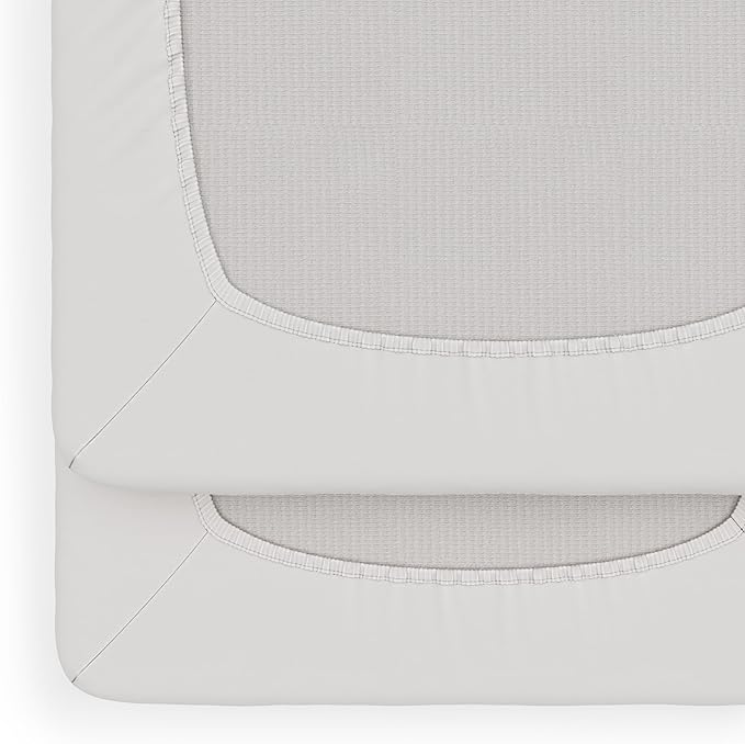 Foundations Compact Travel Sleeper Folding Hotel Crib and Sheet Bundle - Image 6