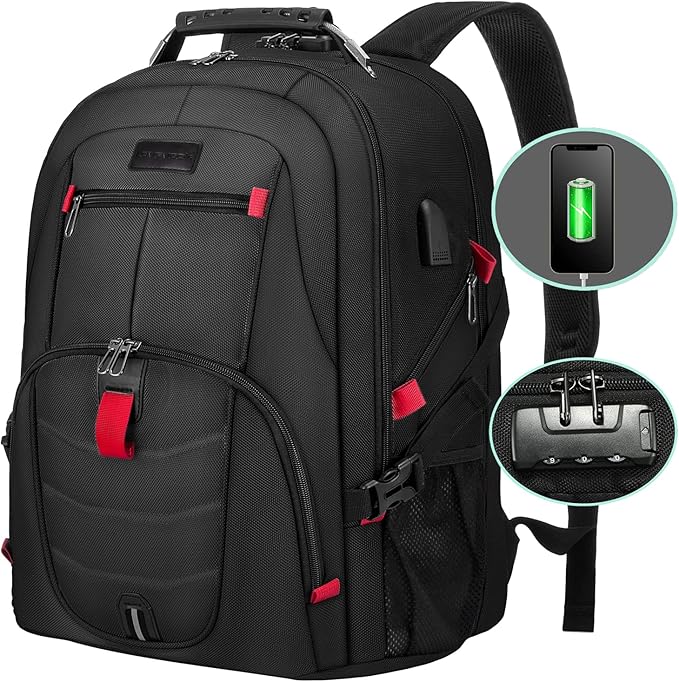 LOVEVOOK Large Backpack for Men 18 inch Heavy Duty Backpack Big Travel Backpack by LOVEVOOK