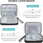 CILLA Electronics Organizer Travel, Travel Cord Organizer Case, Compact - Image 3