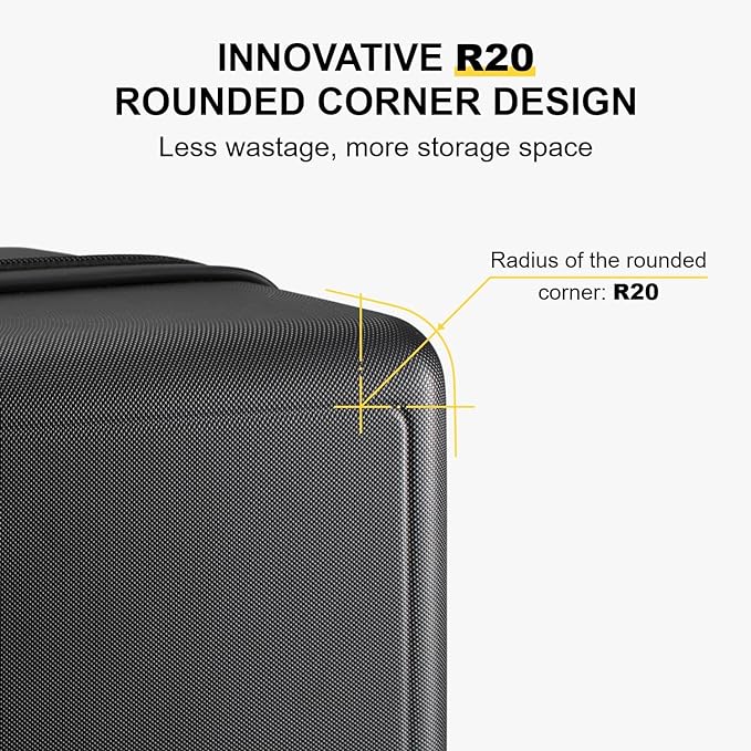 LEVEL8 Carry on Luggage Airline Approved, Small Carry-on Suitcases - Image 4