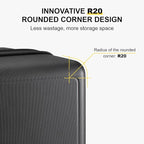 LEVEL8 Carry on Luggage Airline Approved, Small Carry-on Suitcases - Image 4
