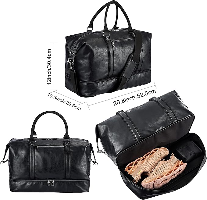 Weekender Overnight Bag Carry On Bag Travel Bag - Image 2
