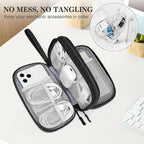 FYY Travel Cable Organizer Pouch Electronic Accessories Carry Case Portable - Image 5
