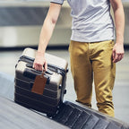 8 Pack Leather Luggage Travel Bag Tags by Travelambo - Image 7