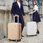 Hard Shell Luggage Sets 3 Pieces (Cuba Sand / 20+24+28 Inch)