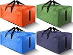 4 Pack Large Strong Moving Bags by HOMESURE