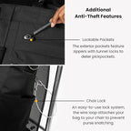 Sherpani Soleil, Anti Theft Convertible Backpack, 3 in 1 Tote Bag, Cross Body - Image 5